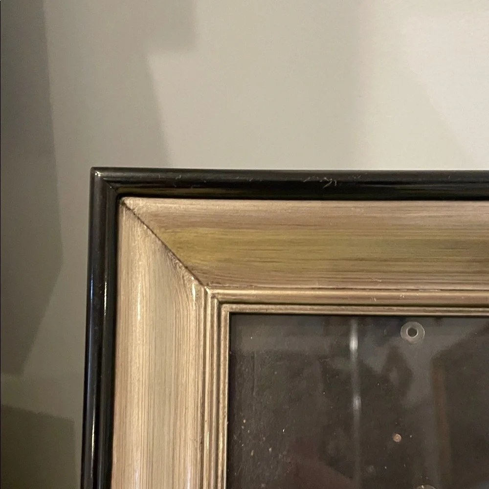 Expressions Elegant Silver and Black 5x7 Frame Duo